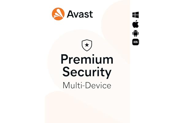 Avast Premium Security 2026, Multidispositivos, 10 dispositivos , 1 Año, Protección antivirus, PC/Mac/Android/iOS