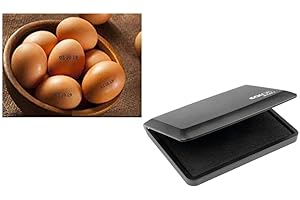 COLOP Stempelkissen in Eier-/Lebensmittelqualität, vorgefärbt, gebrauchsfertig, Schwarz