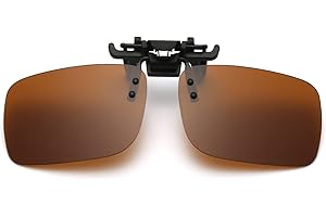 Long Keeper Okulary przeciwsłoneczne z klipsem polaryzacyjnym – okulary przeciwsłoneczne bez oprawek, polaryzacyjne Flip Up Clip On okulary przeciwsłoneczne nakładka na okulary dla kobiet i mężczyzn