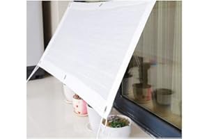 EXFEA ALGFree Sonnensegel Schatten Mesh Abdeckung Schattenstoff für Pflanzen Draussen Sonnencreme UV-beständig Sonnencreme Terrasse Plane 18 Größen (Color : White, Size : 1×2m)