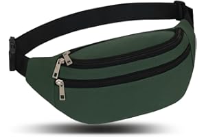 RIDIRUN Bumbags nerka nerka nerka dla mężczyzn kobiet moda nerka torba z regulowanym paskiem do uprawiania sportu biegania wędrówek joggingu podróży na rowerze spacery pies chłopcy panie, Oliwka, Sport