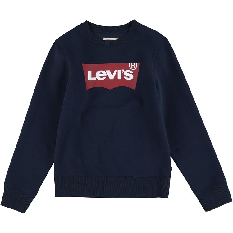 Levi's T-Shirt Manches Longues Batwing Enfant Garçon – Motif Safari, Qualité Iconique Denim Levi's