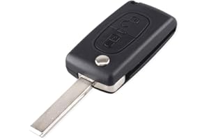 ENERGY 01 Carcasa llave compatible con Citroen C2 C3 C4 C5 C6 C8 Xsara Picasso Berlingo – Compatible con Peugeot 207 307 308 407 408 3008 5008 Partner 807 1007 – Fiat ULYSSE (2 botones – Peugeot Citroen, HU83