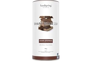 foodspring Shape Shake 2.0 Cioccolato - Sostituto pasto completo per il controllo del peso con proteine premium, solo 209 kcal per porzione, senza glutine - 900g