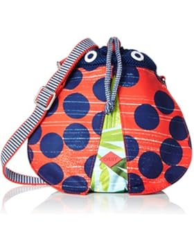 Oilily Mädchen Ladybug Shoulder Bag Rucksack, Grün (Leaf), 10x23.5x19 cm