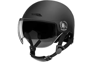 AOOPOO Casco Elettrico per Adulti - Unisex per Bici, Scooter, Skateboard - Altamente Protettivo Mezza Calotta per Uomini e Donne