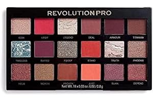 Revolution Pro, Regeneration, Palette d'Ombres à Paupières , Legendary, 18 Ombres, 14.4g