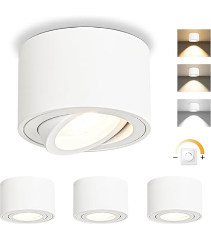 Luminaria Empotrable Led Asso Redonda En Aluminio Blanco 1w Con Luz
