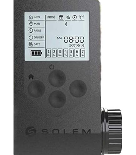Programmateur Bluetooth SOLEM BL-NR Pour Nez De Robinet - Noir - Contrôle Sans Fil