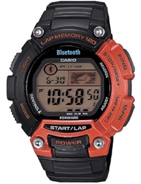 Casio Collection – Unisex-Armbanduhr mit Digital-Display und Resin-Armband – STB-1000-4EF