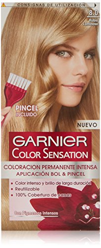 Garnier Color Sensation Coloración Nº8.0 Rubio Luminoso - 110 gr