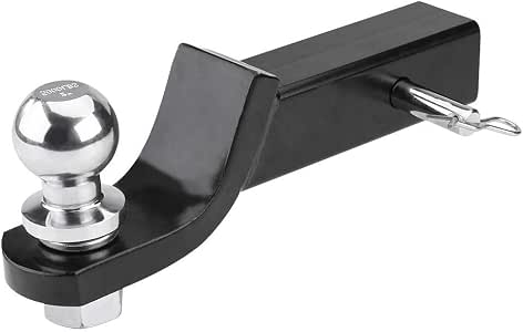 Boule D'Attelage 50 Mm 3,5 Tonnes – Tête Remorque Chromée Avec Écrou Hexagonal, Pour Tracteur Pelouse, ATV, UTV