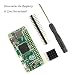 Produktbild Professional Kit For Raspberry Pi Zero New design Acrylics Transparent Case Cover + Male GPIO Pin Header+ Black Aluminum Heatsinks + Small Screwdriver[Raspberry Pi Zero is NOT INCLUDED] (Transparent)