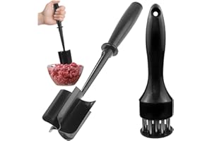 HUOANPO Mince Masher、Meat Chopper，5 Knife Heads Ground Beef Mince Chopper，with a Pork Needle，for Hamburger Meat, Minced Meat, Butter, Potatoes, Turkey, Etc Multifunctional Kitchen Tools