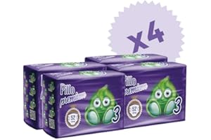 PILLO PREMIUM PANNOLINI TAGLIA 3 (4-9 KG) MIDI - 4 CONFEZIONI - 208 PANNOLINI
