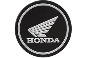 [Lot de 4] Hirondelle Bleue® Autocollant Stickers 3D en métal diamètre 5,5cm Compatible avec Moto Scooter Honda CBR CBF Varadero, Produit expédié depuis la France
