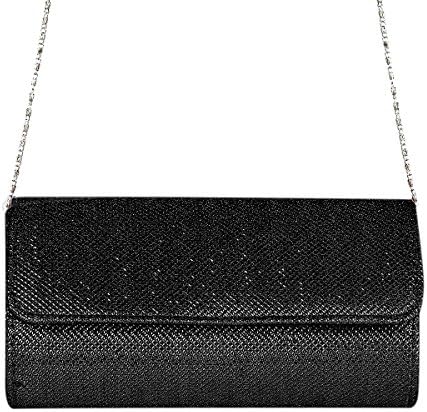 Elegant Womens Handbags Sparkle Glitter Evening Clutch Bag Wedding Party