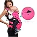 Bebamour Original Comfort Baby Sling Carrier Cotton Baby Carrier with Hood (Green)