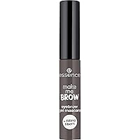 essence cosmetics Make Me BROW Eyebrow Gel Mascara, Eyebrows, with Filling Fibres, No. 04 Ashy Brows, Brown, Defining, Gely, 