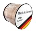 Produktbild Lautsprecherkabel Transparent - Made in Germany - Echt Kupfer - 2 x 4mm² - 100m Rolle