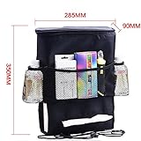 Auto Rücksitz Organizer Kühler Leichtes Aufbewahrungstasche mit mehreren Taschen für Outdoor-Reise Erhaltung Wärme und Kühlendes Getränk - 4