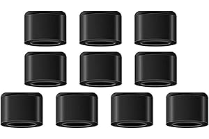 ABCSWEET Piedini di protezione in gomma per friggitrice ad aria, punte resistenti ai graffi, adatti per la piastra della griglia della friggitrice ad aria, gommini in silicone, coperture in silicone nero