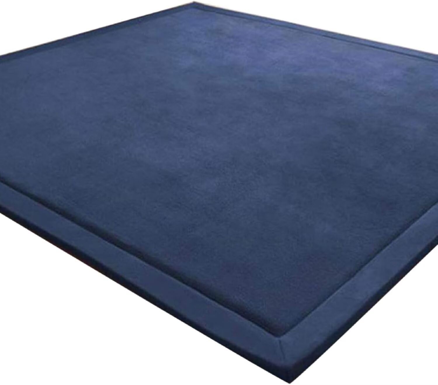 LEHOUR Engrosamiento Coral Terciopelo Alfombra Manta de rastreo para niños Alfombras Suaves de Tatami Antideslizante para niños Enlarge Play Mat (Azul Oscuro, 150 * 200CM)