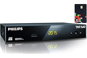 HDME TNTSAT Decodeur TNT Satellite Recepteur Dsr 3231t + TNTSAT Carte - HD Astra (19,2°) / USB/HDMI / MPEG4 / Full HD / 1080P