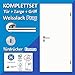 Produktbild Innentür Set PRAG 1 Drücker Emma BB Türblatt DIN Rechts 860x125x1985 mm Zarge 885-930x121-141x1972-2025 mm Zimmertür Komplettset Weißlack Tür in Weiß