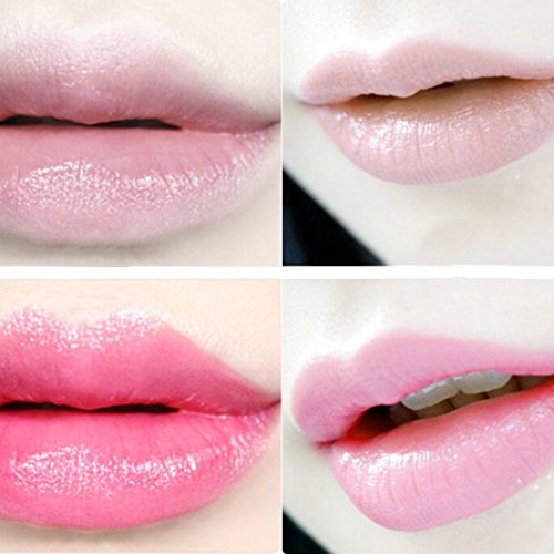 Jelly Transparente Blume Lippenstift Farbwechsel Temperaturänderung Lipstick Moisturizing Langlebigen Nicht Verblassen Lip Gloss Molie - 7