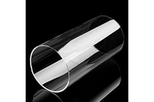 Zelbuck Tubes Ronds, 100 mm De Diamètre Extérieur, 94 mm De Diamètre Intérieur, Tube Acrylique Transparent De 200/300/500 mm De Longueur for La Construction De Lampes(Long 300mm)