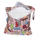 Wasserdichte Baby Reißverschluss Windeltasche Nass Trocken Schwimmen Reise Tote # 11 – Wald - 7