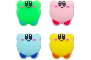 PERFECTSIGHT Lot de 4 capuchons de joystick analogiques pour Nintendo Switch Lite/OLED, 4 couleurs