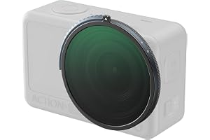 SMALLRIG 2-in-1 CPL/VND 3-5 Filter for DJI Osmo Action 6 ND8-32-5894 | Adjustable ND8-ND32 and Polarizer (CPL/VND), Essential Accessory for Outdoor and Action Video with Your Action 6