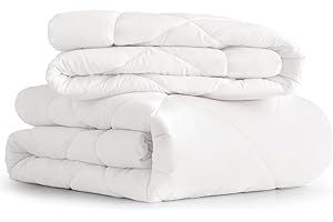 CozyLux Bettdecke 135 x 200 poszewka na łóżko pojedyncze 4 pory roku mikrofibra, letni zestaw puchowy 150 g/m2 135 x 200 + wiosna/jesień 300 g/m200 x 135 = kołdra zimowa bardzo ciepła 450 g/m², biała