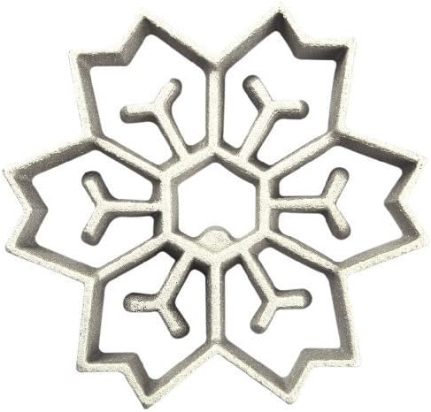 Kitchen Supply 7131 Rosette Iron, 2-in-1 Snowflake by Kitchen Supply