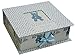 New Baby Keepsake Memory Box ~ Blue Baby Boy Keepsake Storage Box