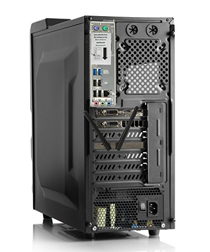 CSL Speed D10033X (Core i7) inkl. Windows 10 – Intel Core i7-6700 4x 3400MHz, 16GB DDR4 RAM, 240GB SSD, 1000GB HDD, GTX1060, DVD, USB 3.1 - 3