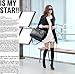 Gaorui Women Fashion Cape Bat wing Poncho Cloak Woolen Coat Top Black cappa Jacket
