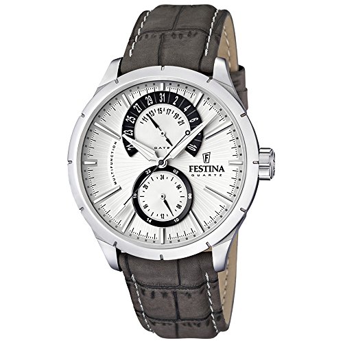 Preisvergleich Produktbild Festina f16573 Herrenuhr - Grau - Armbanduhr