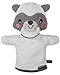 Produktbild Morgenstern Kinderwaschlappen Baumwolle Handpuppe Tier Motiv Waschbär in Grau