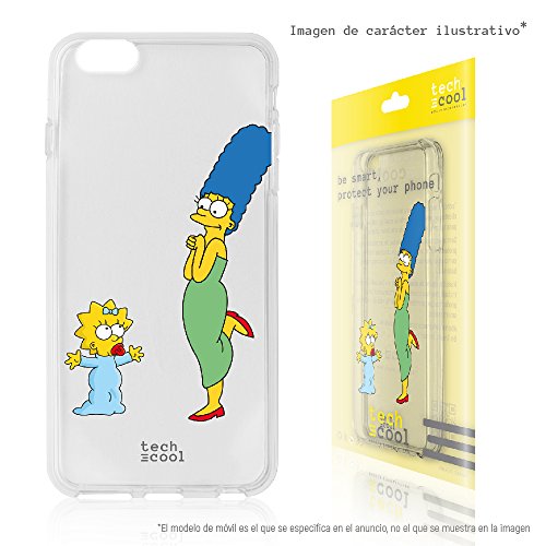 Huawei Mate 10 Lite Case FunnyTech® Silicone Gel Cover Transparent for Huawei Mate 10 Lite l [Exclusive Design, High-Definition Printing] [Bright Colors] [Ultra Thin 1,5mm] [Shock-Absorption] [Flexible] Marge Simpson Transparente