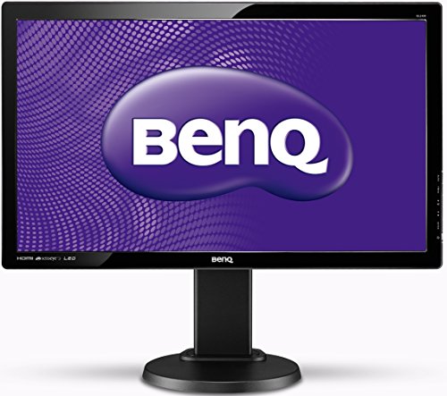 Preisvergleich Produktbild BenQ GL2450HT 61 cm (24 Zoll) Höhenverstellbarer LED-Monitor (Höhenverstellung 110mm, HDMI, DVI, VGA, 2ms Reaktionszeit, Lautsprecher, Pivot) schwarz