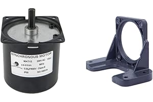 CHANCS motore elettrico sincrono elettrico elettrico per barbecue ad alta coppia di serraggio 60KTYZ AC 220-240V 2.5r/min CW/CCW ad alta durezza staffa fissa Torsione 80Kgf.cm