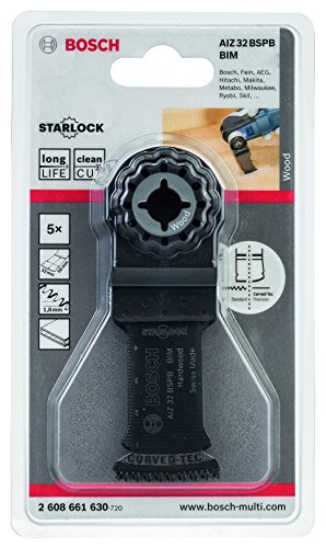 Bosch Pro Tauchsägeblatt Hartholz für Multifunktionswerkzeuge Starlock (5 Stück, AIZ 32 BSPB) - 2