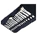 FASH 16-Piece Professional Goat Hair Makeup Brush Set with Faux Leather Pouch
