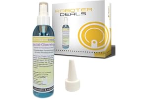 ROBOTER DEALS Limpiador de cristales especial para robot limpiacristales Ecovacs Winbot W1 PRO – por fin sin dejar rastros, también con robot – años de desarrollo, especialmente para robots de ventanas