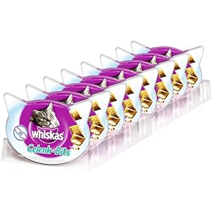 Whiskas Gelenk-Bits Katzensnacks, 8 Packungen (8 x 50 g)