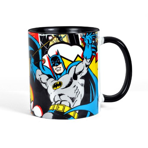 Batman-Retro-Tasse-Comic-Style-mikrowellenfest-splmaschinenfest-Keramik-300ml