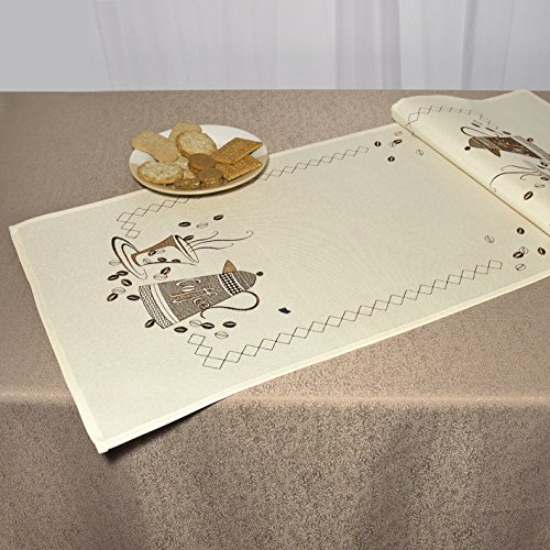 2 x (= Paar) “ COFFEE TIME “ Farbe : Braun – wunderschönes Kaffee – Haus Motiv – Backhandschuhe Handschuhe Ofenhandschuhe Grillhandschuhe – Hochwertig , mit Baumwolle , eine schöne kleine Geschenk – Idee – NEU - 8